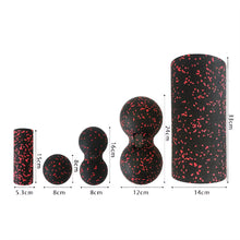 Charger l'image dans la galerie, 5Pcs Yoga Massage Foam Rollers Fascia Balls Yoga Column EPP High Density Fitness Roller &Ball Leg Back Neck Massager Pain Relief