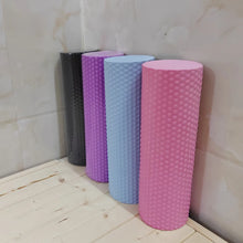 Charger l'image dans la galerie, Yoga Roller round EVA Foam Cylinder Hexagonal Roller for Pilates Exercise Enhanced Home Workouts Diameter 9.5Cm Length 29.7Cm