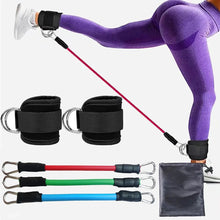 Charger l'image dans la galerie, Ankle Resistance Bands with Cuffs for Women & Men - 3-Level Adjustable Leg & Glute Workout Equipment, Portable Home Gym Exercise Bands for Kickbacks, Hip Thrusts, Yoga, Strength Training