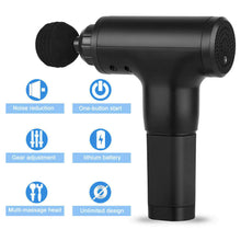 Charger l'image dans la galerie, Massage Gun Percussion Massager Deep Tissue Muscle Vibrating Relaxing + 4 Heads