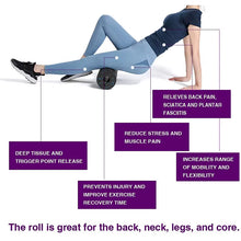 Charger l'image dans la galerie, 5Pcs Yoga Massage Foam Rollers Fascia Balls Yoga Column EPP High Density Fitness Roller &Ball Leg Back Neck Massager Pain Relief