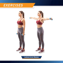 Charger l'image dans la galerie, Marcy Colored Neoprene Dumbbell (Sold in Singles) Hand Weights, Exercise Free Weights for Home Gym
