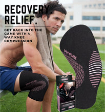Charger l'image dans la galerie, Physix Gear Knee Compression Sleeve for Men & Women - Best Compression Knee Brace for Walking, Running, Gym, Basketball, Weightlifting,Workout, Sports - Knee Sleeves Support Compression & Stability