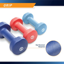 Charger l'image dans la galerie, Marcy Colored Neoprene Dumbbell (Sold in Singles) Hand Weights, Exercise Free Weights for Home Gym