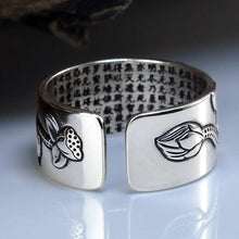 Charger l'image dans la galerie, Bague de lotus en argent