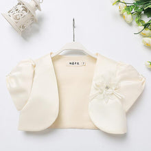Charger l'image dans la galerie, Boléros Satin/Coton perlées à manches courtes