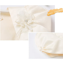 Charger l'image dans la galerie, Boléros Satin/Coton perlées à manches courtes