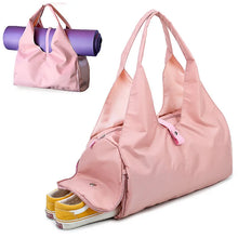 Charger l'image dans la galerie, Yoga Mat Bag Gym Fitness Handbags for Women Men Training Sac De Sport Travel Gymtas Nylon Outdoor Sports Tas Sporttas XA441WA
