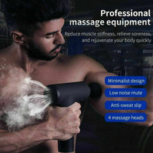 Charger l'image dans la galerie, Massage Gun Percussion Massager Deep Tissue Muscle Vibrating Relaxing + 4 Heads

