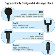 Charger l'image dans la galerie, Massage Gun Percussion Massager Deep Tissue Muscle Vibrating Relaxing + 4 Heads
