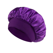 Charger l'image dans la galerie, La Couronne de Soie - Bonnet de Nuit en Satin pour Femme – Le Secret pour des cheveux éclatants au Réveil.

