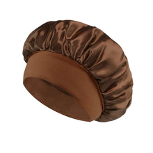 Charger l'image dans la galerie, La Couronne de Soie - Bonnet de Nuit en Satin pour Femme – Le Secret pour des cheveux éclatants au Réveil.
