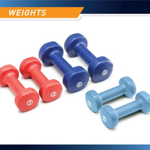 Charger l'image dans la galerie, Marcy Colored Neoprene Dumbbell (Sold in Singles) Hand Weights, Exercise Free Weights for Home Gym
