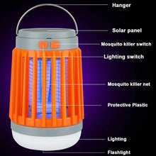 Charger l'image dans la galerie, Solar USB Mosquito Killer Light Electronic Fly Bug Insect Zapper Trap Pest Lamp
