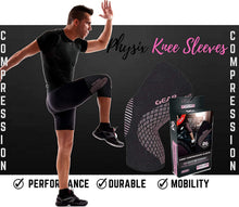 Charger l'image dans la galerie, Physix Gear Knee Compression Sleeve for Men &amp; Women - Best Compression Knee Brace for Walking, Running, Gym, Basketball, Weightlifting,Workout, Sports - Knee Sleeves Support Compression &amp; Stability
