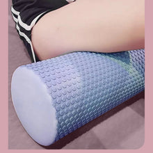 Charger l'image dans la galerie, Yoga Roller round EVA Foam Cylinder Hexagonal Roller for Pilates Exercise Enhanced Home Workouts Diameter 9.5Cm Length 29.7Cm
