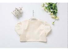 Charger l&#39;image dans la galerie, Boléros Satin/Coton perlées à manches courtes
